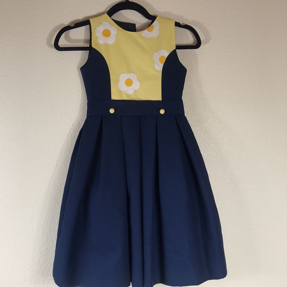 CREACION GIRL DRESS DARK BLUE SIZE 8